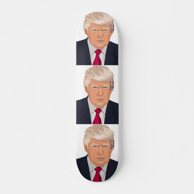 COOL DONALD TRUMP SKATEBOARD (Vorne)