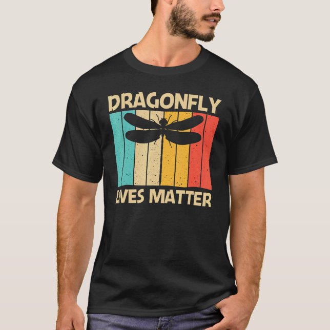 Cool Dragonfly For Men Women Critters Insect Drago T-Shirt (Vorderseite)
