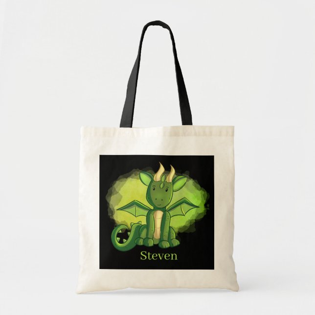 cool dragons ajouter nom enfants Sac fourre-tout (Devant)