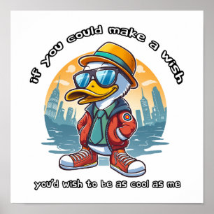 Cool Duck Poster