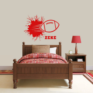 Cool écrasant Football Grand Décal Mur Sports