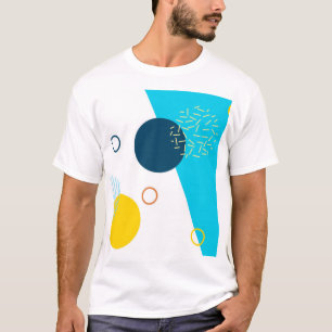 Cool, einzigartig, trendy, urban, Memphis-Illustra T-Shirt