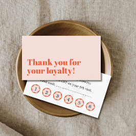 Cool Elegante Pastel Bold Salon Treuekarte