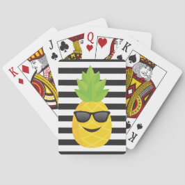 cool emoji pineapple spielkarten