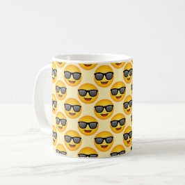 Cool Emoji with Sunglasses Coffee Mug Emoticon Cup Kaffeetasse