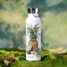 Cool erfrischende tropische Ananas mit Namen