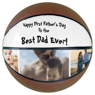 Cool erster bester Vater je Foto Vatertag Baske Basketball