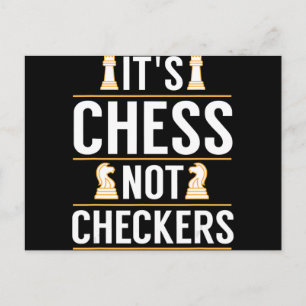 cool es ist Schach nicht Dame Dame Spieler Geschen Postkarte