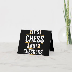 cool es ist Schach nicht Dame Damespieler Geschenk Dankeskarte
