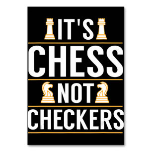 cool es ist Schach nicht Dame Damespieler Geschenk Tischnummer