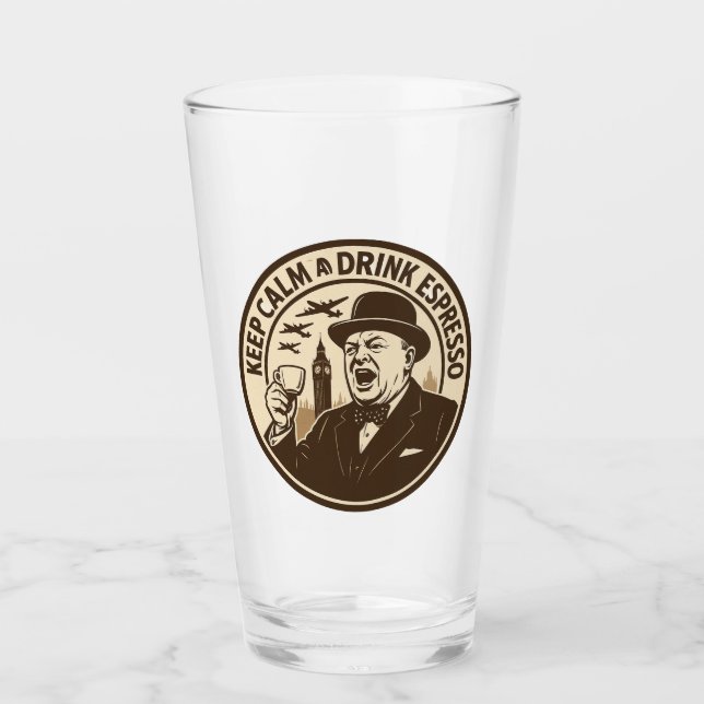 Cool Espresso Glas (Vorderseite)