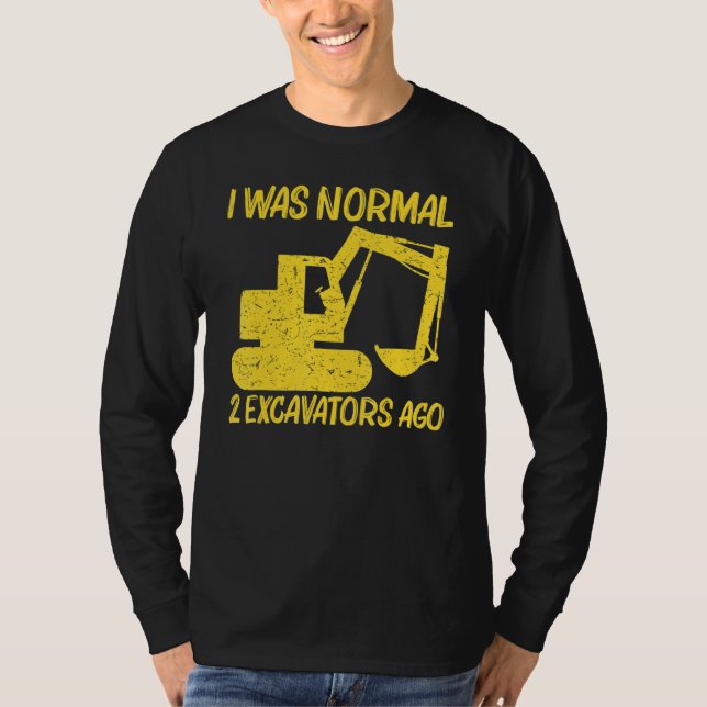 Cool Excavator For Men Women Heavy Equipment Opera T-Shirt (Vorderseite)
