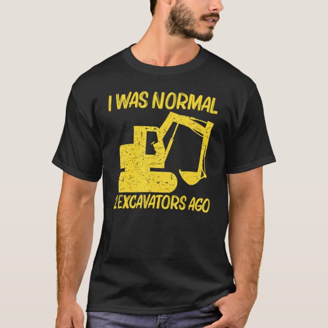 Cool Excavator For Men Women Heavy Equipment Opera T-Shirt (Vorderseite)