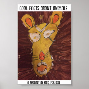 Cool Faits sur les animaux Poster