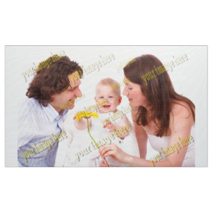 Cool Family Stylish Fab Foto Collage Stoff
