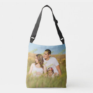 Cool Family Stylish Fab Foto Collage Tragetaschen Mit Langen Trägern