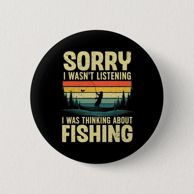 Cool Fishing für Männer Frauen Fischer B Forelle F Button (Vorderseite)