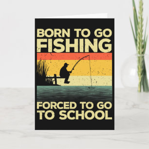 Cool Fishing für Männer Frauen Kinder B Angeln Fis Karte
