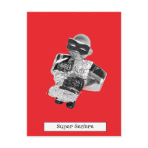 Cool Flying Doll Postkarte