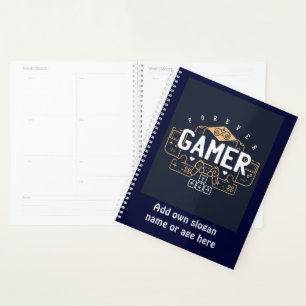 Cool Forever GAMER Gaming Geschenke Teen Boy Girl Planer