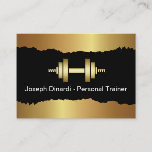 Cool formateur de fitness Cartes de visite moderne