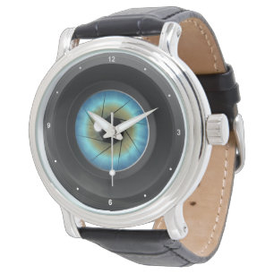 Cool Fotografie Blue Eye Camera Lens Fotograf Armbanduhr