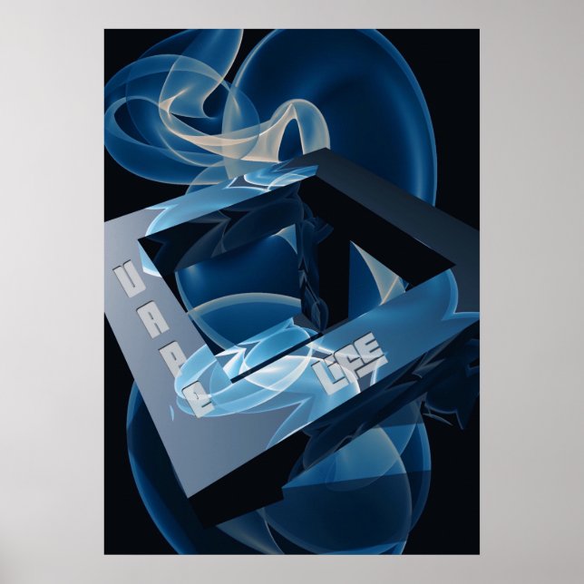 Cool fou Vape Cloud Posters Abstraits (Devant)