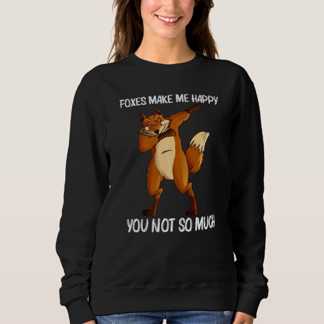 Cool Fox For Men Women Omnivorous Mammal Animal Sweatshirt (Vorderseite)