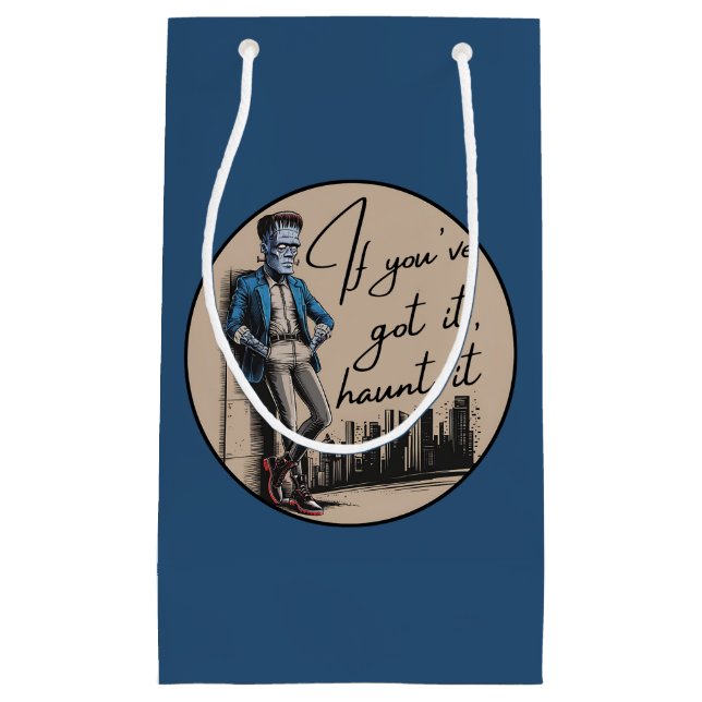Cool Frankenstein, wenn du es Got hast, jagst es Kleine Geschenktüte (Vorderseite)