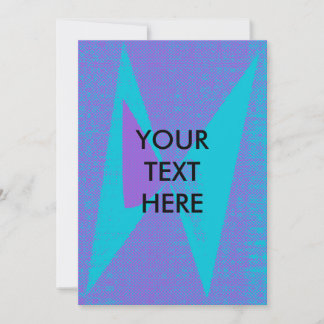 Cool Funky Abstrait demi-ton Zine Style carte blan
