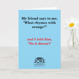 Cool Funny Vater Joke Karte