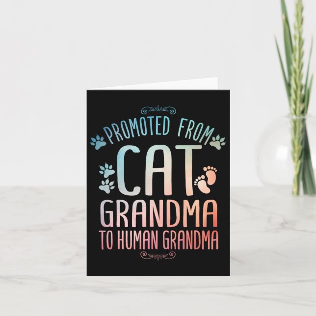 Cool für Oma zur Mama befördert neue Großmutter C Karte (Vorderseite)
