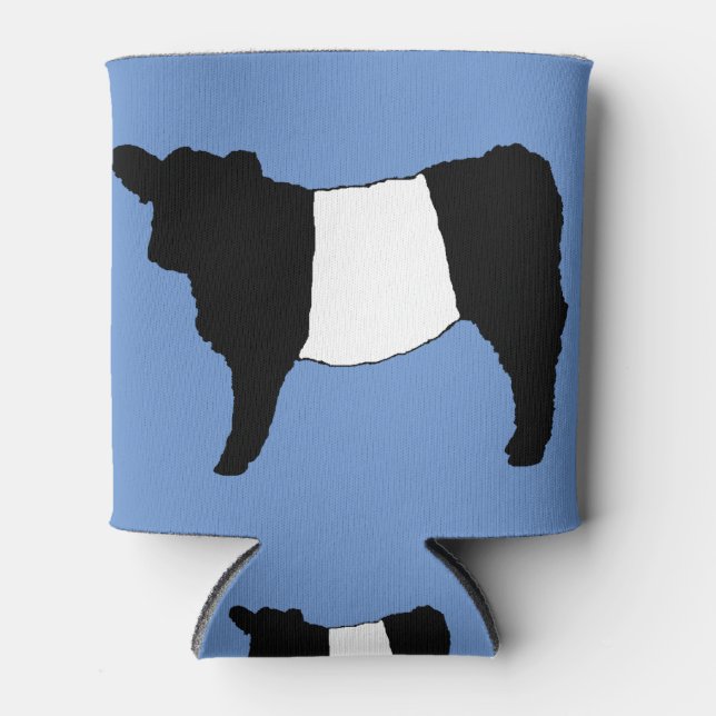 Cool Galloway Rinder Selten Kuh Beltie SteerC Dosenkühler (Vorderseite)