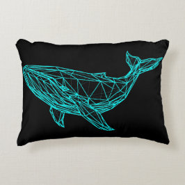Cool Gamer Whale Accent Pillow Dekokissen