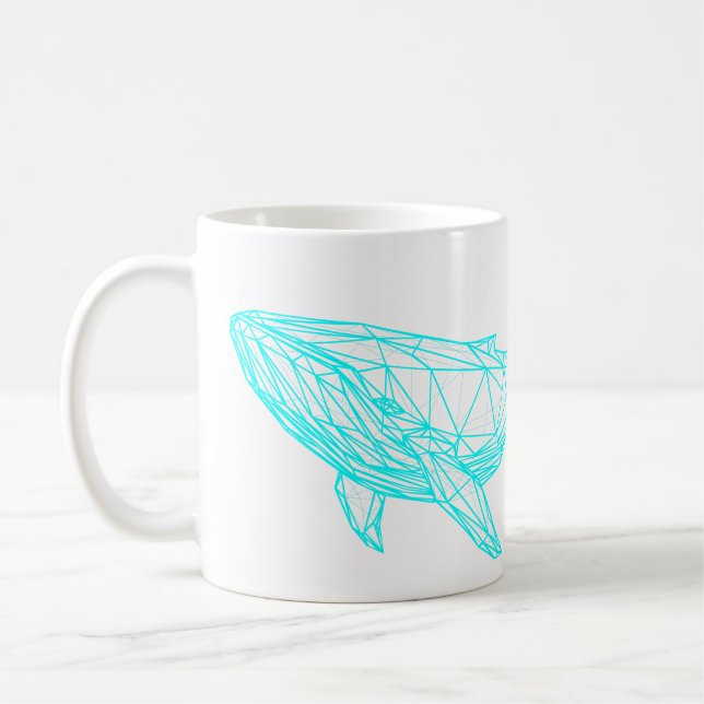 Cool Gamer Whale Coffee Mug (Gauche)