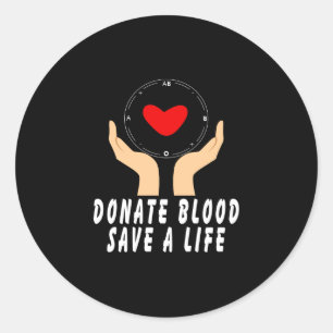 Cool geben runder aufkleber