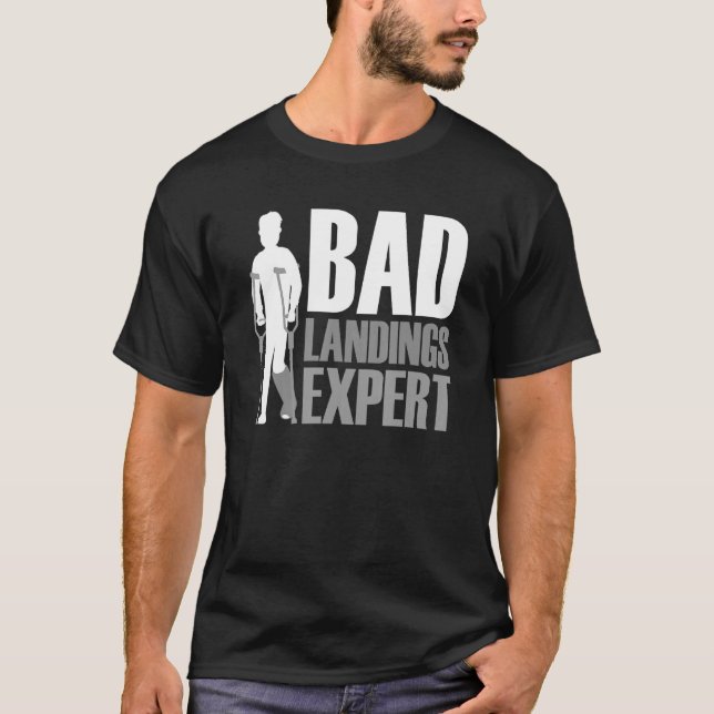 Cool gebrochener Lunge Frauen gebrochen Fuß KN T-Shirt (Vorderseite)