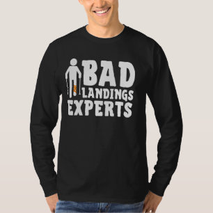 Cool gebrochener Lunge Frauen gebrochen Fuß KN T-Shirt