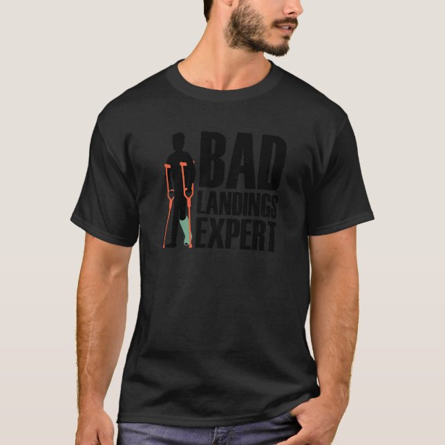 Cool gebrochener Lunge Frauen gebrochen Fuß KN T-Shirt (Vorderseite)