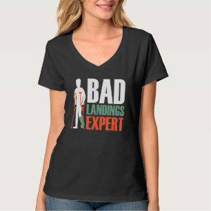 Cool gebrochener Lunge Frauen gebrochen Fuß KN T-Shirt
