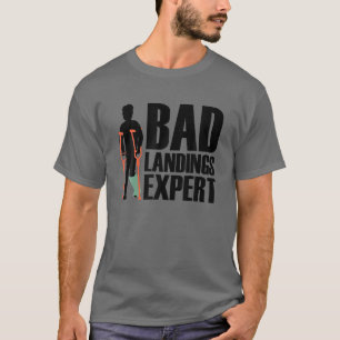 Cool gebrochener Lunge Frauen gebrochen Fuß KN T-Shirt