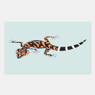 Cool GECKO — Natur - Ökologie - Rechteckiger Aufkleber