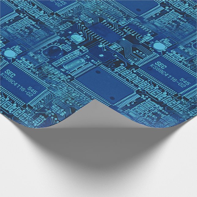 Cool Geeky Geschenkpapier (Ecke)