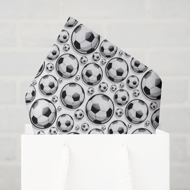 Cool gekachelte Fußballsportfans Seidenpapier (Geschenk Tasche)