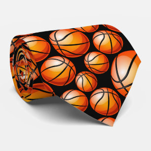 cool gekachelter Basketball-Liebhaber Krawatte