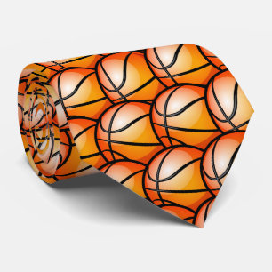 cool gekachelter Basketball-Liebhaber Krawatte