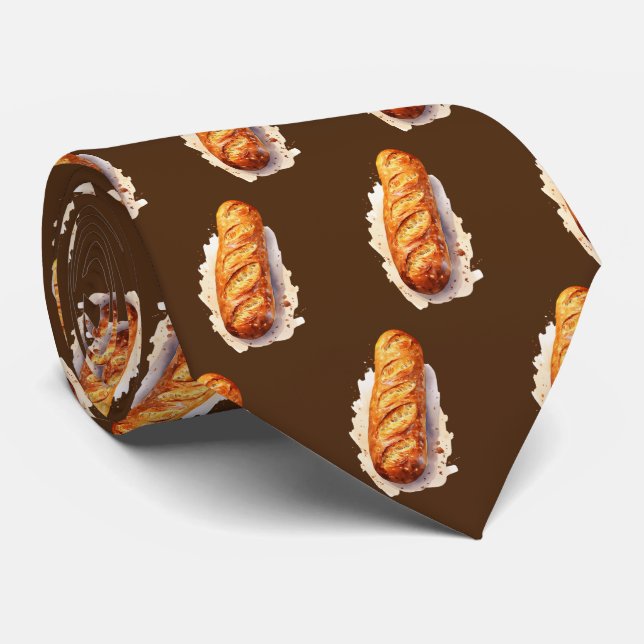 Cool gekacheltes Backbrot Krawatte (Gerollt)