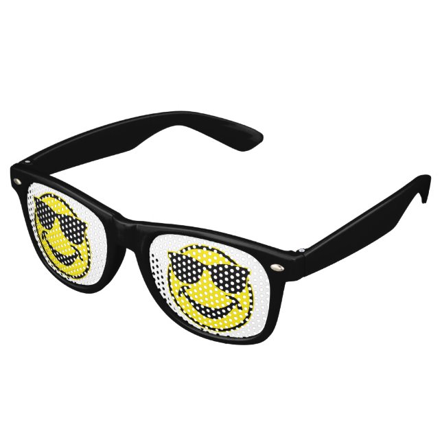 Cool gelb + Ihr Rücken. Ideen Sonnenbrille (Schrägansicht)