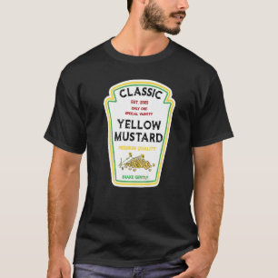 Cool-gelber Mustard Halloween Kostüm Matching Gro T-Shirt