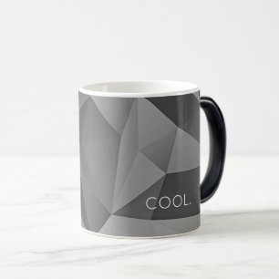 COOL. Geometrische Winkel Moderne Grays Abstrakter Verwandlungstasse